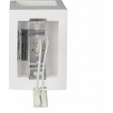 G9 lamp frame V-TAC, square, white G9 lamp frame V-TAC, square, white