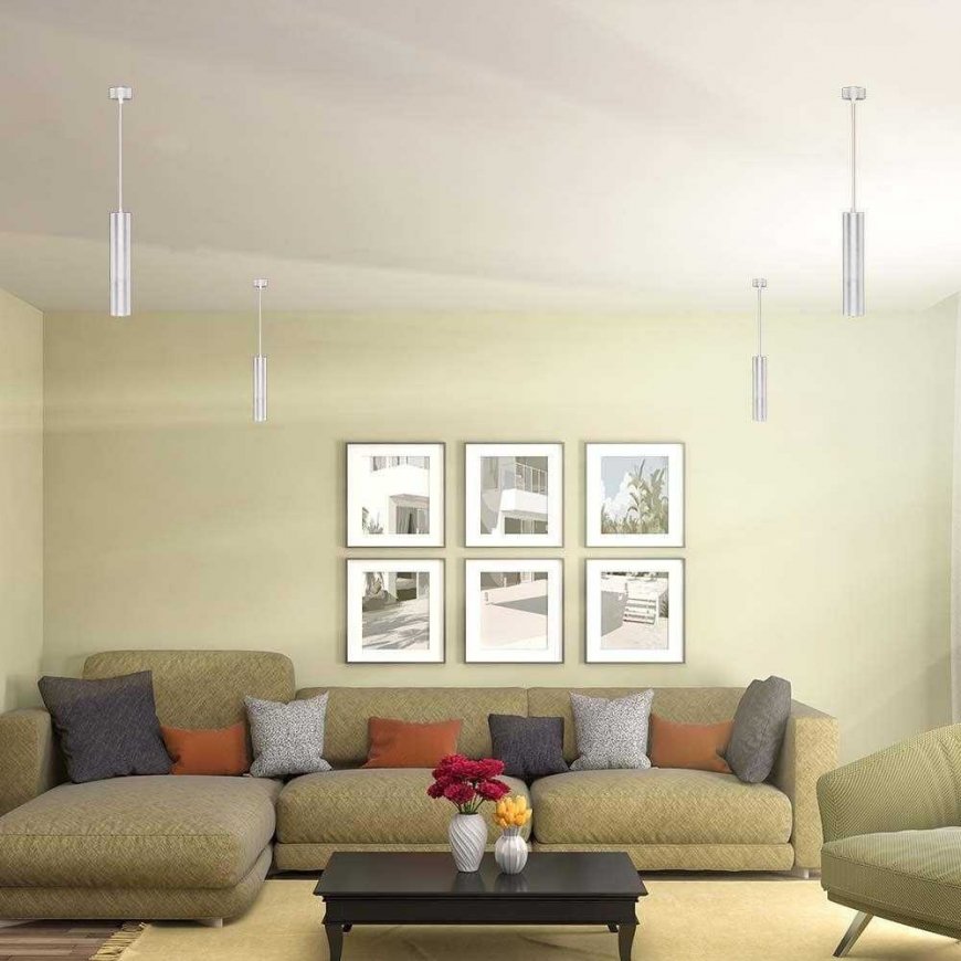 V-tac Hanging Light, GU10, white, 60x300mm – 4
