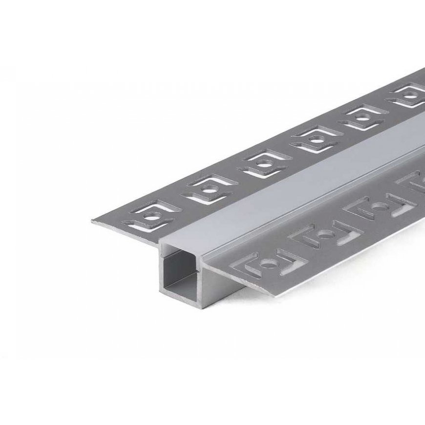 LED strip profile V-TAC, aluminum, 2m, narrow, white color. – 2