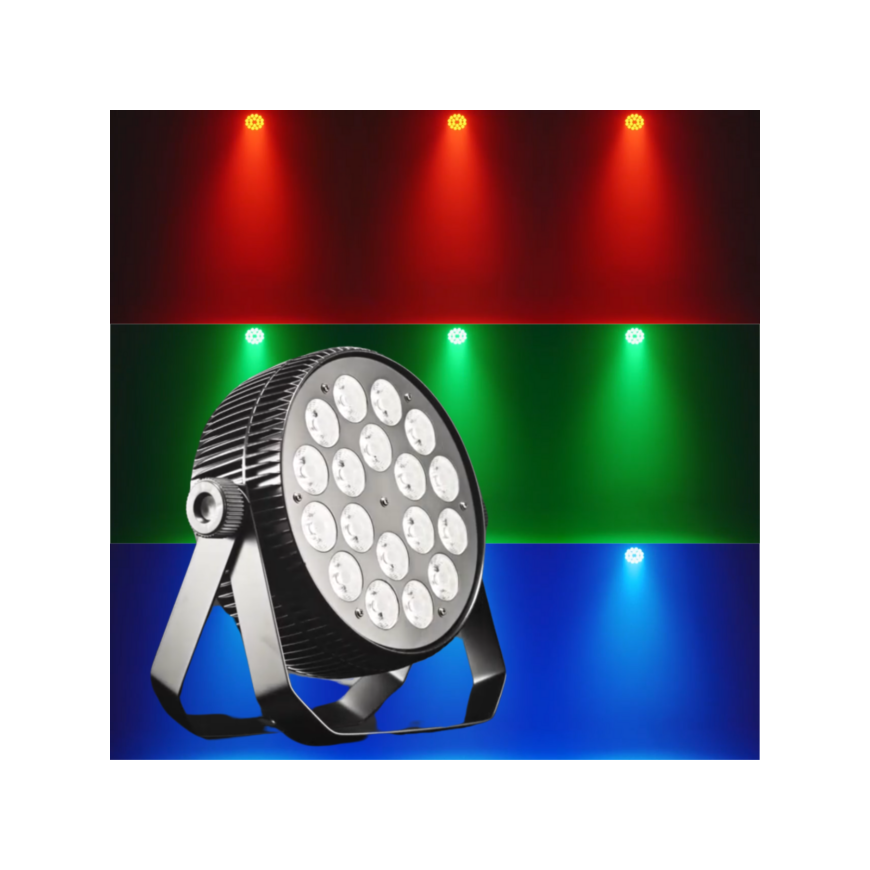 LIGHT4ME PARTY PAR 18x10W RGBW scenas