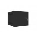 Lanberg WF10-2306-00B püstik 6U Seinale monteeritav riiul Must