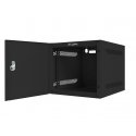 Lanberg WF10-2306-00B rack cabinet 6U Wall mounted rack Black