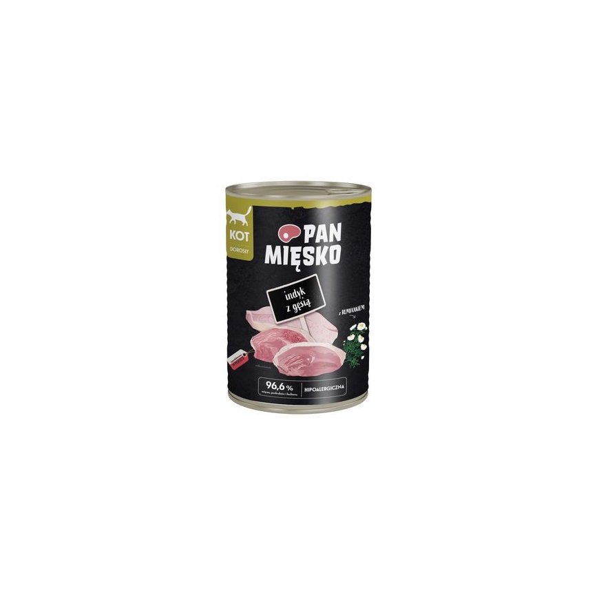 PAN MIĘSKO ar garšaugiem truša pastēte - mitrā suņu barība - 400g – 2