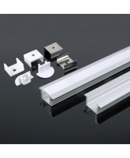 LED riba profiil V-TAC, alumiinium, 2000x24.5x12.2mm, valge värv.