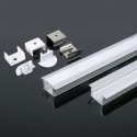 LED strip profile V-TAC, aluminum, 2000x24.5x12.2mm, white color. LED strip profile V-TAC, aluminum, 2000x24.5x12.2mm, white color.