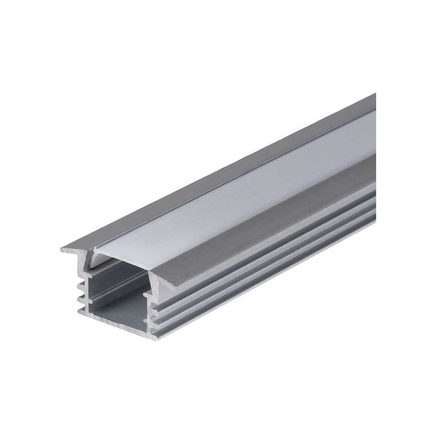 LED-nauhojen profiili V-TAC, alumiini, 2000x24.5x12.2mm, valkoisen värinen. – 2