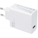 Xiaomi MDY-12-EH USB-A 67W kelioninis įkroviklis baltos spalvos (Bulk)