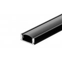 V-tac LED surface profile, black, 2m, with cover and mounting accessories V-tac LED surface profile, black, 2m, with cover and mounting accessories