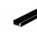 V-tac LED surface profile, black, 2m, with cover and mounting accessories V-tac LED surface profile, black, 2m, with cover and mounting accessories