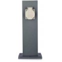 V-tac Double outdoor socket, freestanding, IP44 V-tac Double outdoor socket, freestanding, IP44