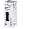 V-tac Dvivietis lauko kištukinis lizdas, pastatomas, IP44 V-tac Dvivietis lauko kištukinis lizdas, pastatomas, IP44