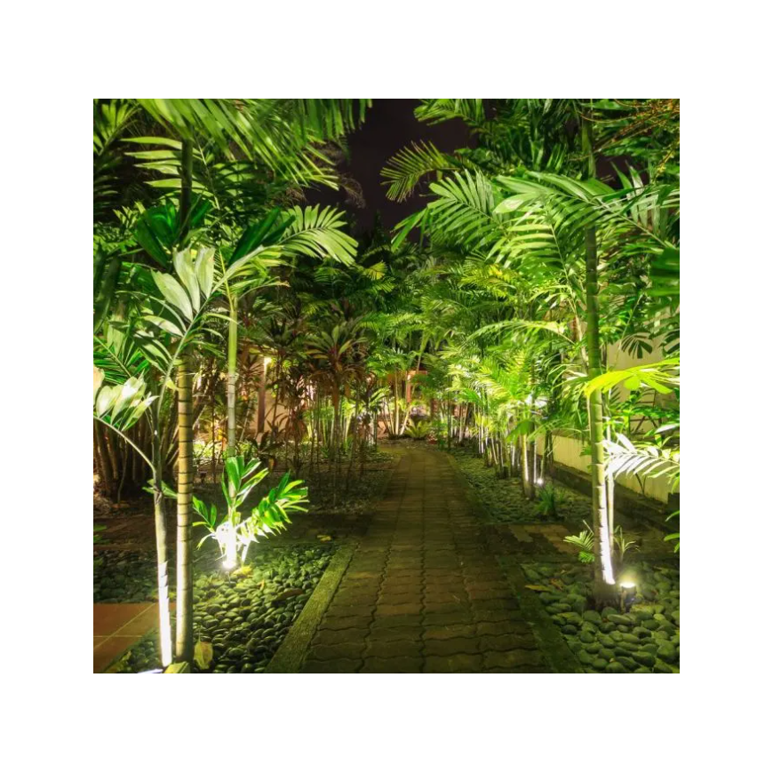12W LED-maahan työnnettävä ulkovalaisin V-TAC, harmaa, 4000K – 3