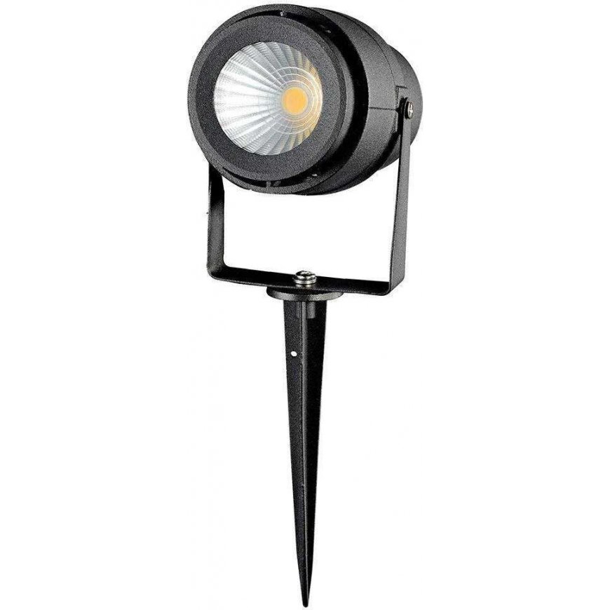 12W LED ieduršanas āra gaismeklis V-TAC, pelēks, 4000K – 5