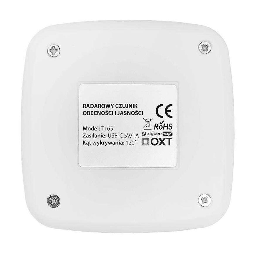 OXT USB ZigBee TUYA T165 brightness presence radar sensor – 4
