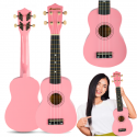 Luna Guitars SUPRIMO UK21 PK sopraninė ukulelė 21" rausva mediena Luna Guitars SUPRIMO UK21 PK sopraninė ukulelė 21" rausva mediena