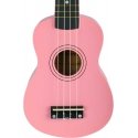 Luna Guitars SUPRIMO UK21 PK sopraano ukulele 21" vaaleanpunainen puu Luna Guitars SUPRIMO UK21 PK sopraano ukulele 21" vaaleanpunainen puu