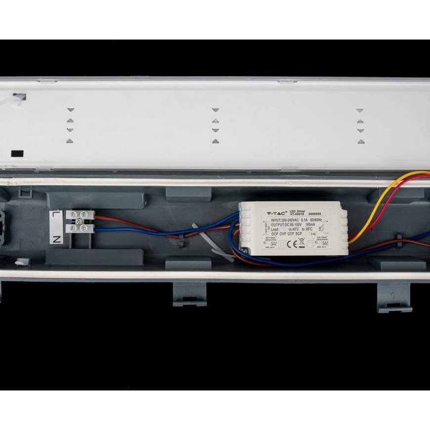 Samsung 18W LED valaisin T8, 60cm, 6500K, maitokannen värinen – 5