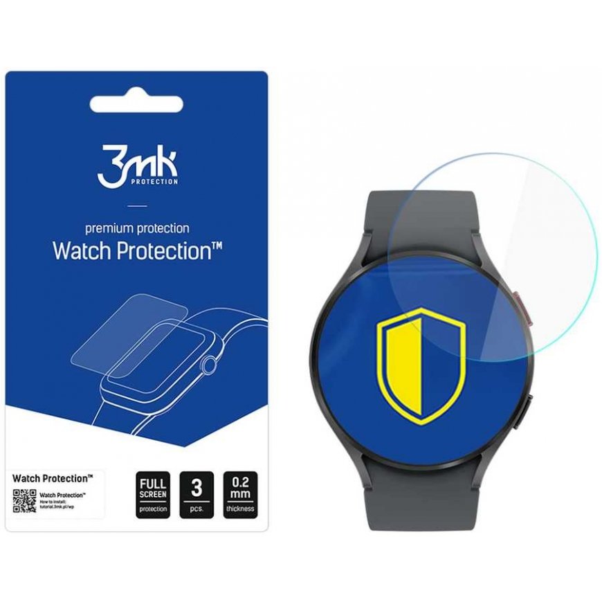 Samsung Galaxy Watch FE 44mm – 3mk Kellosuojus FlexibleGlass