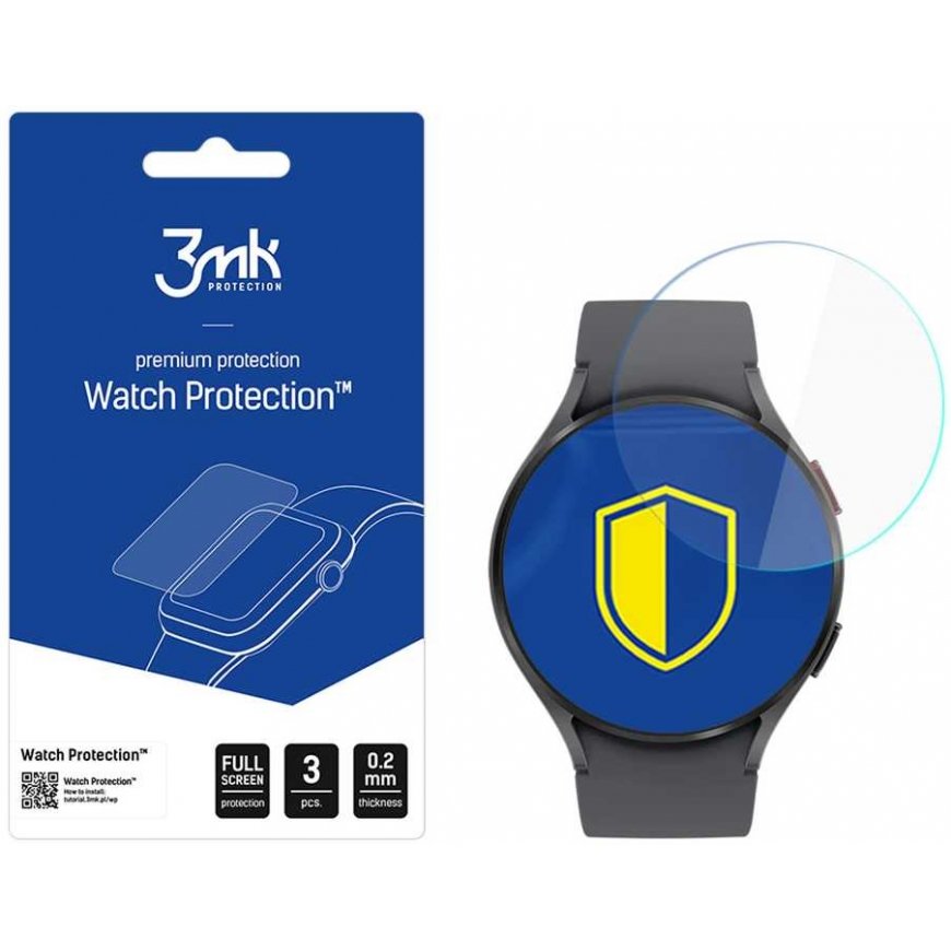 Samsung Galaxy Watch FE 44mm – 3mk Kellosuojus FlexibleGlass – 2