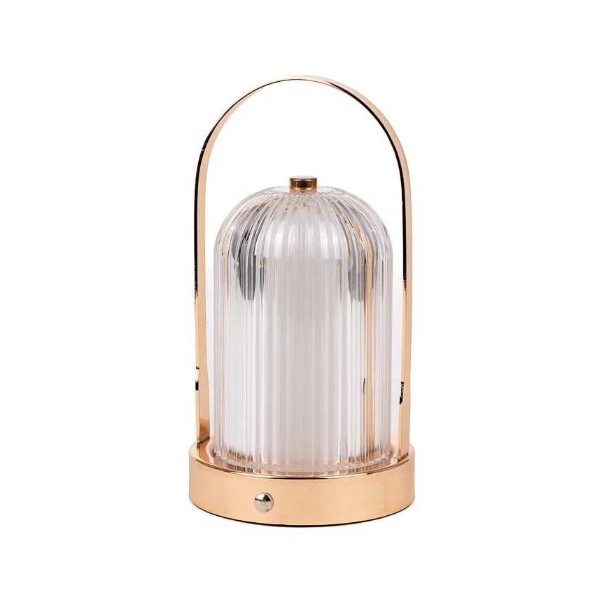 V-tac 1W LED laaditav lauavalgusti, kuldse korpusega, 3000/6000K, dimmerdatav – 3