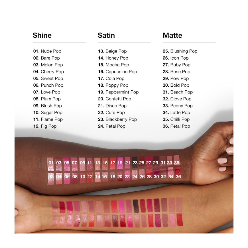 Clinique Pop Longwear Lipstick Ruby Pop - Matte 3.9g – 5