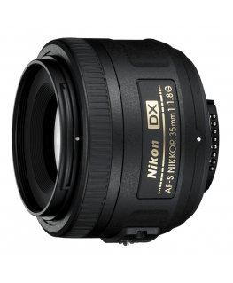 Nikon AF-S DX NIKKOR 35mm f/1.8G SLR Wide lens Black