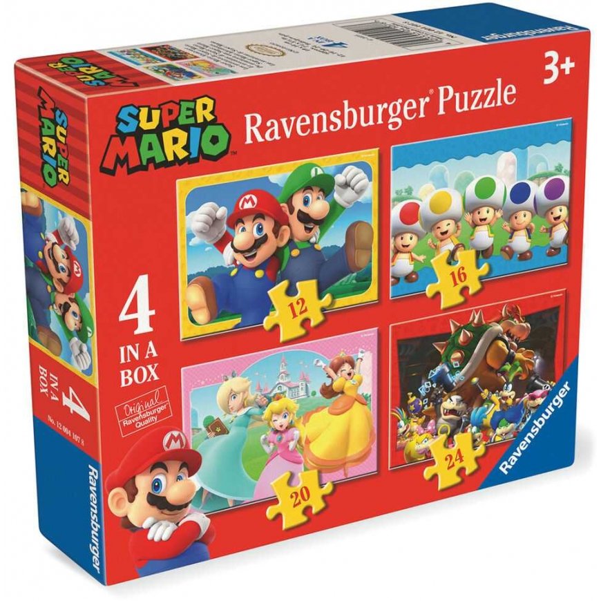 Ravensburger pusle 4in1 Super Mario - kokku 72 tükki – 3