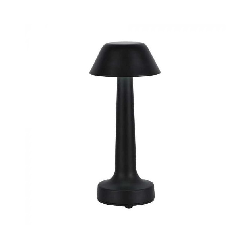 V-tac 1W LED rechargeable table lamp, black, 3000-6000K, dimmable
