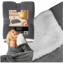 Double-sided blanket 150x200cm dark gray Ruhhy 26292 Double-sided blanket 150x200cm dark gray Ruhhy 26292