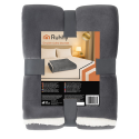 Double-sided blanket 150x200cm dark gray Ruhhy 26292 Double-sided blanket 150x200cm dark gray Ruhhy 26292