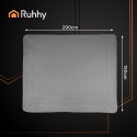Double-sided blanket 150x200cm dark gray Ruhhy 26292 Double-sided blanket 150x200cm dark gray Ruhhy 26292