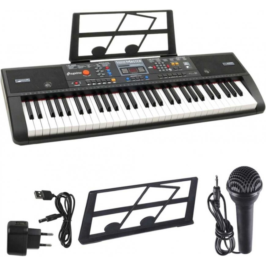 SUPRIMO 6116 educational keyboard with battery – 3