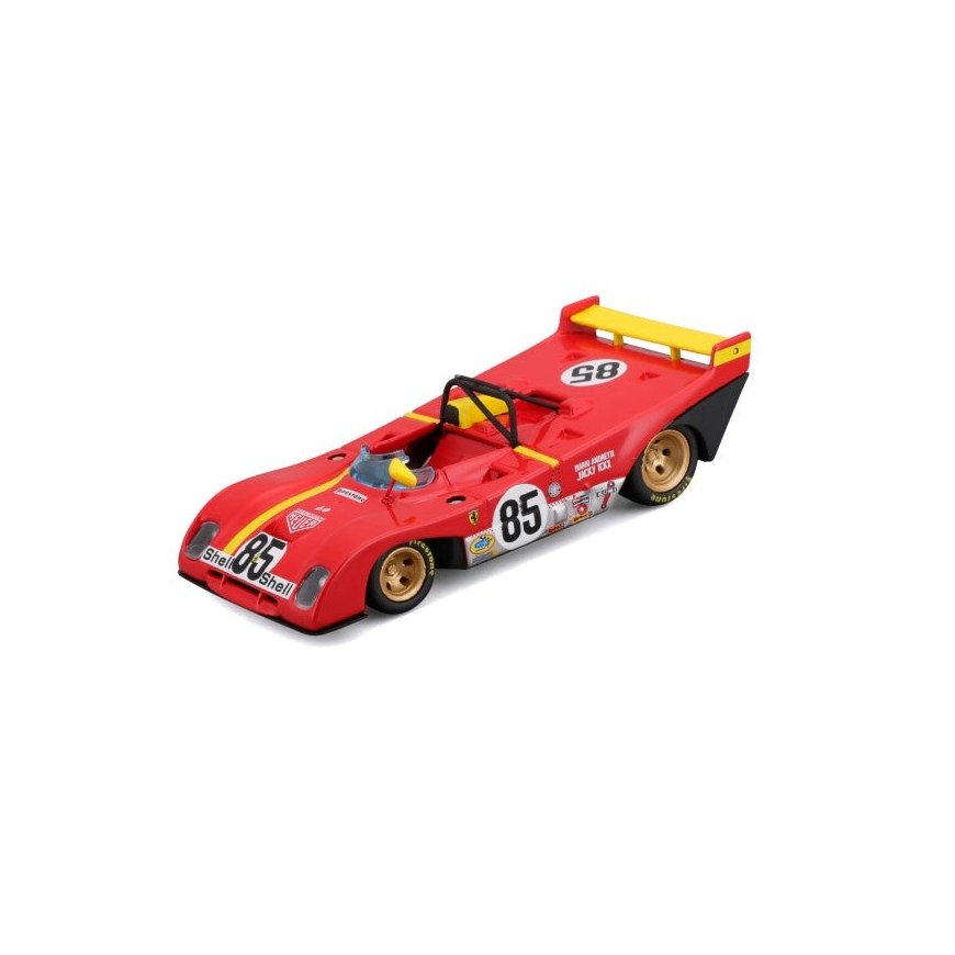BBURAGO Ferrari 312 P 1972 1:43 Модель спортивного автомобиля Заранее смонтированный – 4