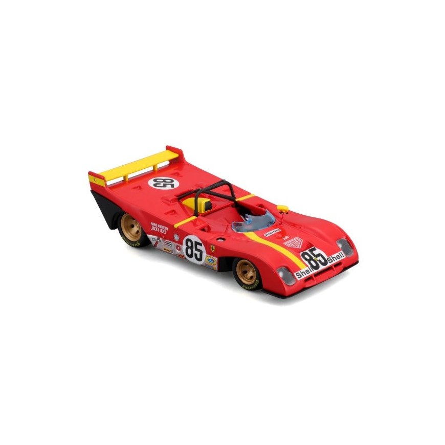 BBURAGO Ferrari 312 P 1972 1:43 Sporta mašīnas modelis Iepriekš samontēts – 5