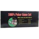 Lean Toys profesionalus pokerio rinkinys, aliuminio dėžutė, 500 vnt. Lean Toys profesionalus pokerio rinkinys, aliuminio dėžutė, 500 vnt.