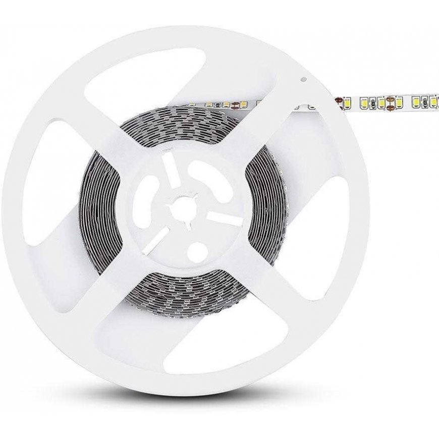 V-tac 8W/m LED strip, 120LED/m, 12V, 6500K, IP20, 5 meter roll – 3