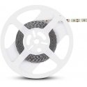 V-tac 8W/m LED strip, 120LED/m, 12V, 6500K, IP20, 5 meter roll