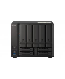 QNAP TS-H973AX NAS Tower Ryzen Embedded V1500B 8 GB DDR4 0 TB QuTS hero Must