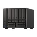 QNAP TS-H973AX NAS Tower Ryzen Embedded V1500B 8 GB DDR4 0 TB QuTS hero Black