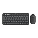 Logitech 920-012208 keyboard Mouse included Universal RF Wireless + Bluetooth QWERTZ German Graphite