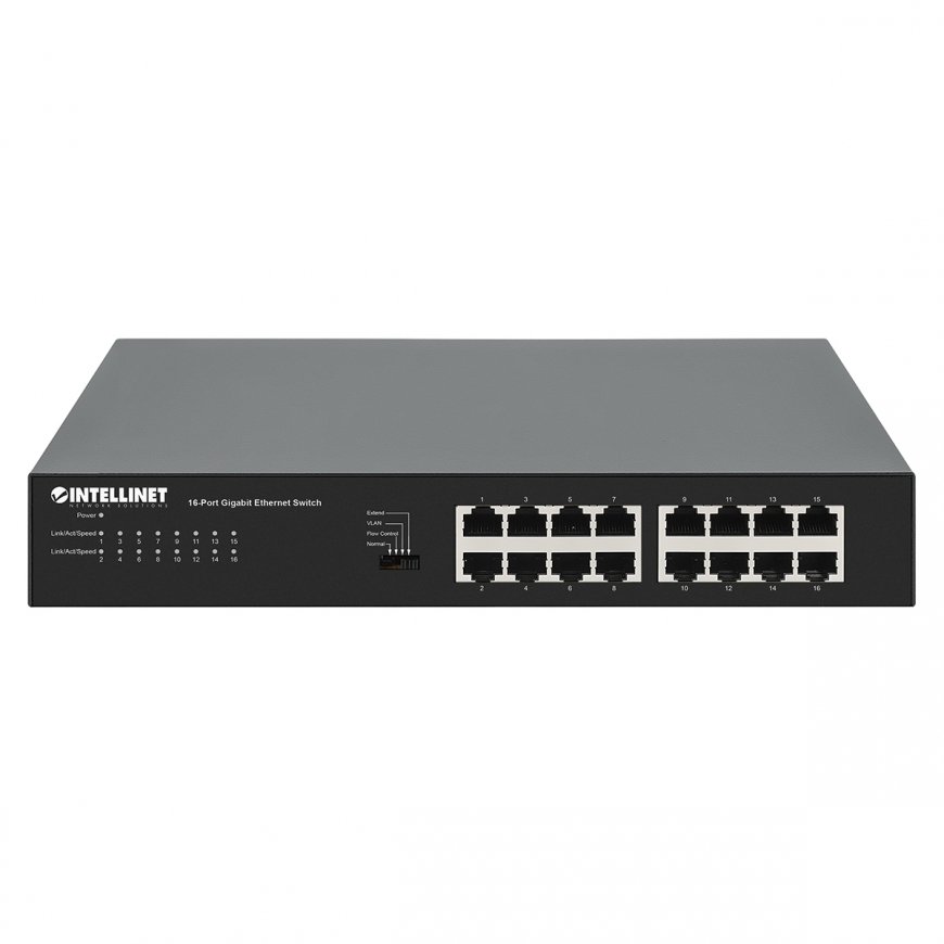 Manhattan 561815 võrgulüliti Mittejuhitav Gigabit Ethernet (10/100/1000) Must – 3
