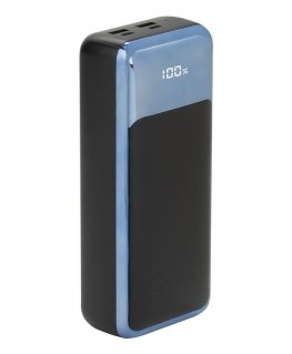 Rivacase VA1080 nešiojamasis įkroviklis Ličio polimeras (LiPo) 30000 mAh Juoda, Mėlyna