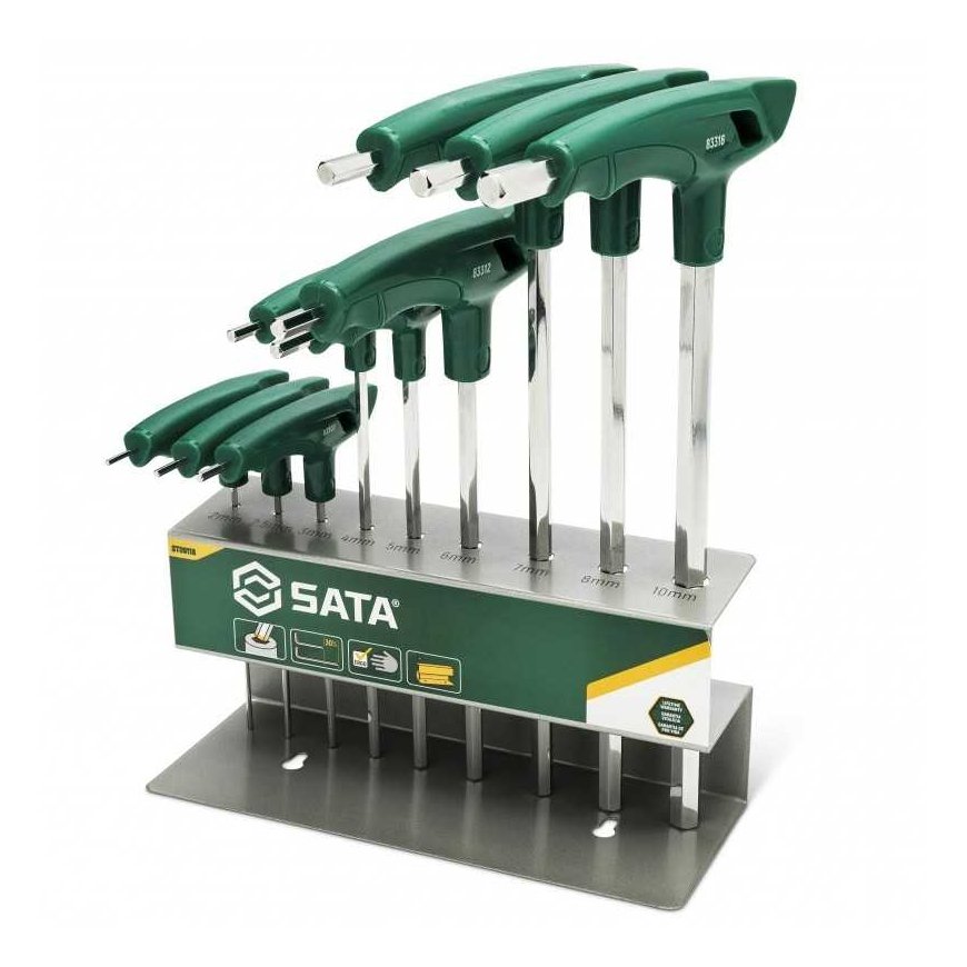 Sata ST09118 HEX Screwdriver Set 9 pcs.