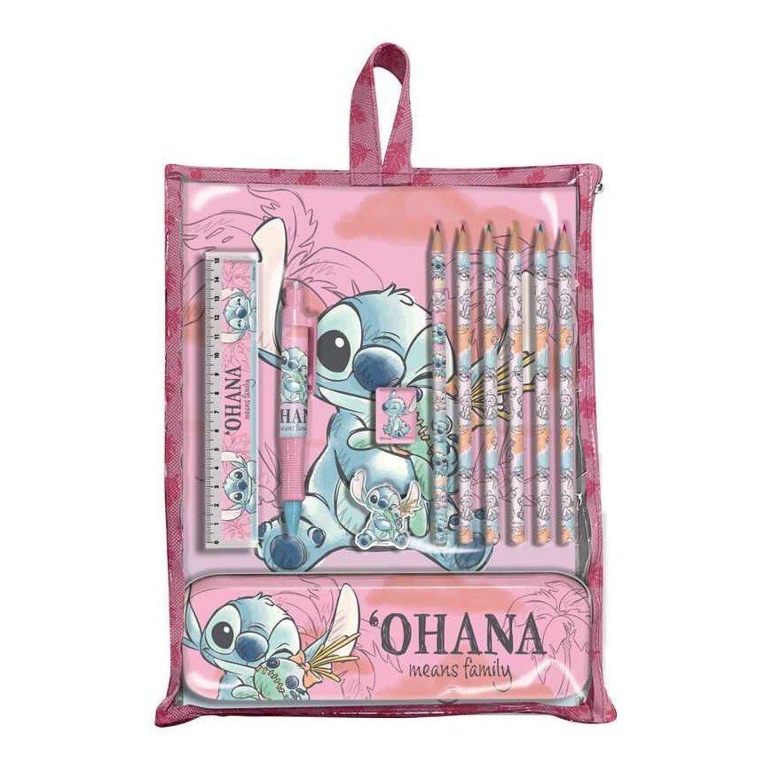 Kids Licensing Kids Euroswan Stationery Set 12 pieces Stitch