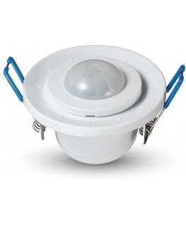 V-tac IR motion sensor, ceiling mounted, 360°, white