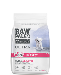 RAW PALEO Ultra Mini Puppy Pork - dry dog food - 2kg