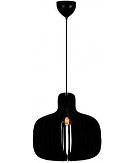 Lubinis šviestuvas Nordlux Hazo 43 ripplamp, musta