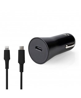 Nedis CCPDL20W111BK mobile device charger Universal Black Cigar lighter Auto