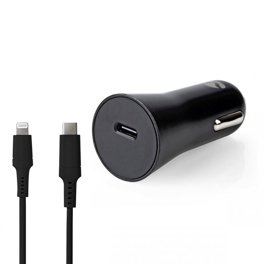 Nedis CCPDL20W111BK mobiililaitteen laturi Universaali musta Tupakansytytin Auto