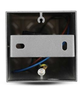 V-TAC välistingimuslamp, alumiinium, must, IP54, GU10, 80x80x800mm